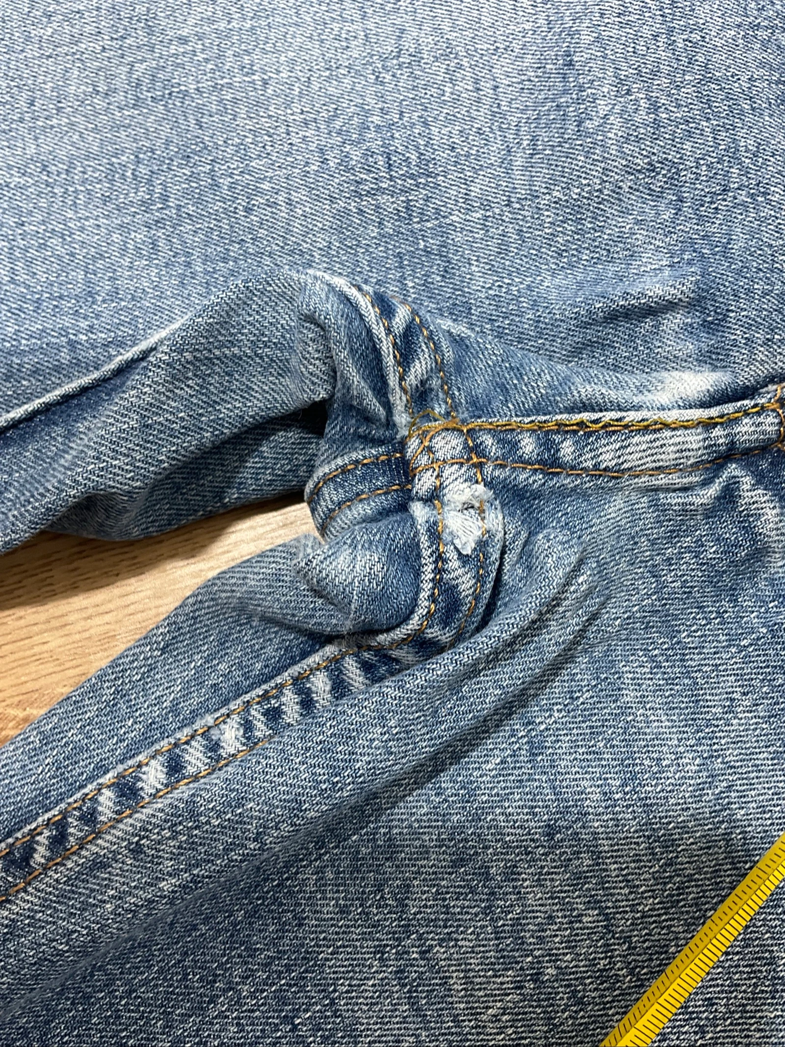 Levi's 513 Slim Straight W29 L30 Denim Vintage 99% Cotton Blue lvh 250 – photo 4